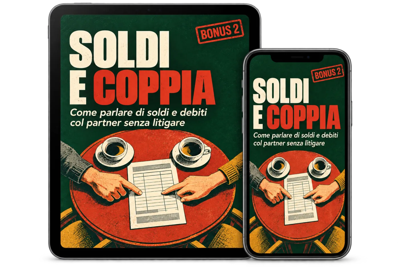 Bonus 2: copertina su tablet e telefono